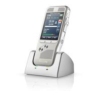 Philips DPM8000 Dictaphone numérique avec Interrupteur Coulissant, Microphone 3D pour Enregistrement Audio stéréo, écran Couleur, boîtier en Acier Inoxydable, Logiciel de dictaphone SpeechExec Pro 2
