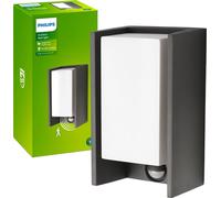 Philips Ecomoods Applique murale d'extérieur E27 24cm Anthracite Capteur 8719514385429