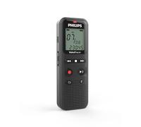 Philips enregistreur Audio VoiceTracer DVT1160 - Mono ADPM/PCM, Une Touche pour l’Enregistrement, 8 Go, USB Connexion au PC