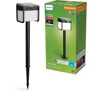Philips Lampadaires / Éclairage d'allée Ezra, 1,8 W, Noir, Plastique, IP44, III, Contemporain, Jardin, Terrasse