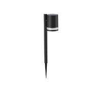 Philips Fyce, Lampe de chemin solaire d'extérieur, 1,5 W, 2 700 K, noire, IP44 résistante aux intempéries