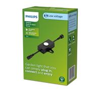 Philips GardenLink, Capteur connecteur extérieur basse tension, noir, 24 V, étanche IP67