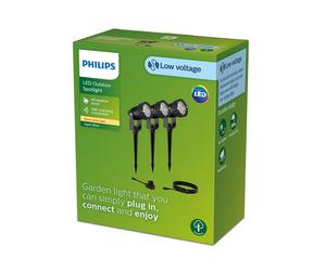 Philips Gardenlink Carper Projecteur, lot de 3, LED, 8720169269392,