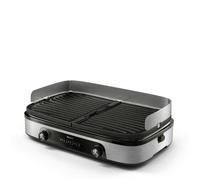 Philips Gril de table, Plaques réversibles, argent (HD6222/90)