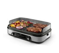 Philips Grill Électrique & Plancha 5000, Température réglable, 2400W, Métal