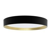 Philips Hanno interrupteur de plafond, rond, 24W, 2700Lm, 2700K, noir, IP20