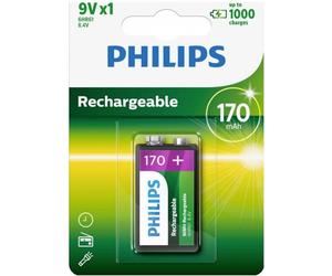 Philips HR22 Pile rechargeable 6LR61 (9V) NiMH 170 mAh 8.4 V 1 pc(s)