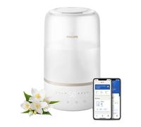 PHILIPS HU1510/04 Série 1000 Humidificateur d'air silencieux connecté jusqu’à 41 m² - Blanc