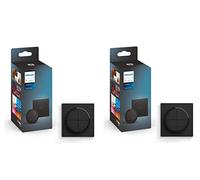 Philips Hue 2 boutons Télécommandes Tap Dial Switch, noir, permettent le contrôle de plusieurs pièces ou une zone