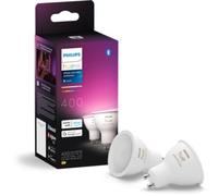 Philips Hue - Ampoule Led Connectée Gu10 White&Color Ambiance Pack De 2