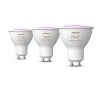 Philips Hue, Ampoule, White & Color Ambiance (GU10, 400 lm, 3x)