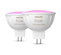 Philips Hue, Ampoule, White & Colour Ambiance (GU5.3, 400 lm, 2x)
