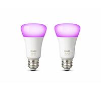 Philips Hue Ampoules LED Connectées White & Color Ambiance E27 Compatible Bluetooth, Fonctionne avec Alexa Pack de 2