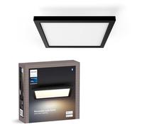 Philips Hue Aurelle Panneau LED White Ambiance, 120X30 cm, 3750 lumen, Télécommande incluse, fonctionne avec Alexa, Google Assistant et Apple Homekit, Noir, nouvelle génération