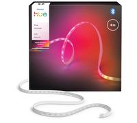 Philips Hue Bande LED Flux UltraBright 3 mètres, 1200lm, Ambiance et Couleurs vives, Technologie Chromasync, Ruban LED flexible pour intérieur, Découpable et réutilisable, Commande vocale et appli