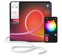 Philips Hue Bande LED OmniGlow Micro 3 mètres , 2700 lm, Ambiance et couleur vive, Ruban LED lumineux flexible et découpable pour intérieur, Contrôle via l'application et par commande vocale