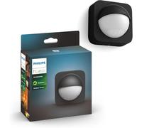 Philips Hue, capteur de Mouvement extérieur, Accessoire d'éclairage Intelligent pour Le contrôle de la lumière extérieure, sans Fil, Noir
