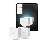 Philips Hue, Commutateur Variateur pour Interrupteur Mural,Pack de 2, Blanc | Fonction Variateur, Rend les Lampes Standard Connectées, Automatisations, MotionAware, Installation Facile, Contrôle Vocal