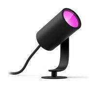 Philips Hue Spot extérieur LED Lily, Blanc et couleurs, IP67, Noir, Compatible Alexa/Google/HomeKit