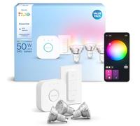 Kit D'ampoules Gu10 Philips Hue White And Color Ambiance - 3x 345 Lm, Bridge Et Variateur