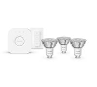 Philips Hue Essential - Kit intelligent avec 3 ampoules, connexion Bridge et télécommande 929004235709
