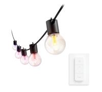 Philips Hue Festavia Guirlande de lumière Ampoules Globe - 7 Mètres | Ruban lumineux - Incl. Hue Dimmer Switch - Hue White and Color Ambiance