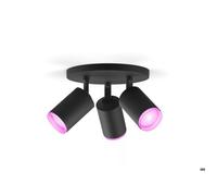 Philips Hue Fugato Spot triple White & Color Ambiance (929003810101) - LED multicolore Bluetooth & Hue Bridge