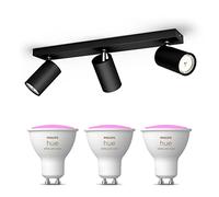 Philips Hue Kosipo Spot en saillie (Noir) - 3 lumières - Blanc/Couleur