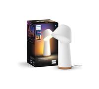 Philips Lampe de chevet et réveil connectée Twilight — lumière blanche et colorée, Bluetooth