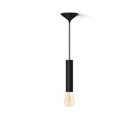 Philips Hue Pack: Cordon De Suspension Grand Noir Pour Ampoules À Filament + Ampoule Edison Filament St72 Blanc Chaud À Blanc Froid.