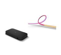 Philips Hue Pack HDMI Sync Box 8K +Lightstrip Gradient 55 pouces Ambiance Cinéma Immersive pouces synchronisation de la lumière avec l'écran fonctionne avec Alexa, Google Assistant et Apple Homekit
