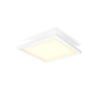 Philips Hue Plafonnier Panneau Lumineux Carré Aurelle Blanc
