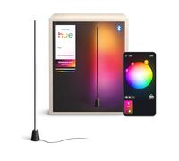 Philips Hue Play Lampadaire, Barre LED RGBWWIC, 122 cm, White Ambiance, Dégradés Multicolores, Connectée, Alexa, Google Home, Apple Home, Hue Bridge et Sync Box requis pour TV Sync (vendus séparément)