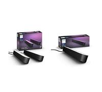 Philips Hue Play Pack White & Color Ambiance X2 6,6 W - Noir + Philips Hue Play White & Color Ambiance Extension 6,6 W - Noir - Alimentation électrique non incluse