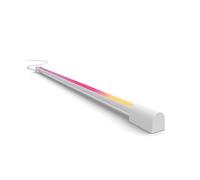 Philips Hue Play, Tube LED RGBW Gradient pour TV et Écran, 75 cm, Blanc | Barre LED Blanc & Couleurs, 1100lm, Synchronise Lumière & Écran, Rétroéclairage, Contrôle via App, Hue Sync Box Non inclus