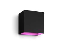 Philips Hue Resonate - Applique murale LED extérieure intelligente, 12x12 cm, noir 929003553001