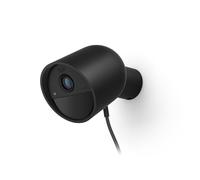 Philips Caméra connectée Hue Secure 2K filaire – vision nocturne IR, alertes mouvement – Noir
