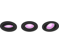 Philips Hue Spot encastrable 8720169318977 Centura Hue GU10 5.7 W de blanc chaud à blanc froid, RVBB