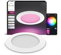 Philips Hue – Lampe fine encastrée 170 mm – Ambiance blanc et couleurs – Blanc
