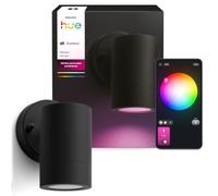 Philips Hue Struana Spot Extérieur LED Mural | White and Color Ambiance, CCT 2000-6500 K, Résistant aux UV, IP44, Lumière Tamisée, Jardin, Alexa, Google Home, Apple Home