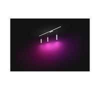 Philips Hue Perifo Kit Plafonnier avec 3 x suspension cylindrique - Blanc, compatible Bluetooth, fonctionne avec Alexa, Google Assistant et Apple Homekit
