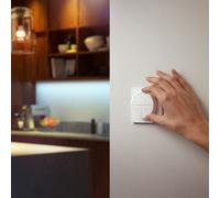 Philips Hue - Contrôleur d'éclairage intelligent, avec variateur, orientable, blanc 929003500101