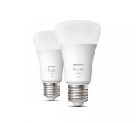 Philips Ampoules connectées Hue White E27 75W 1050 lm Bluetooth Alexa Google Apple HomeKit Pack de 2