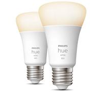 Philips Hue White A60 - Ampoule Connectée E27 - 800 (Lot De 2) Blanc