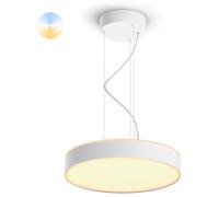 Philips Hue White Amb. Enrave Suspension blanche 4500lm m DS
