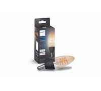 Ampoule connectée Philips Hue White Ambiance Filament flamme E14 Transparent
