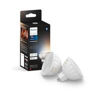 Ampoule connectée - MR16 - Lumiere blanche - Compatible bluetooth - Lot de 2 - Fonctionne avec App et voix