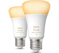 White Ambiance, ampoule LED connectée E27 équivalent 75W, 1100 lumen, compatible Bluetooth, pack de 2