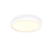 Philips Hue Panneau LED AURELLE 39,5 cm 28W Blanc – télécommande incl., Alexa/Google/HomeKit