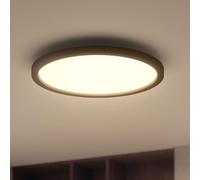 Philips Hue Eclairage intelligent - Plafonnier LED intelligent, diamètre 39,5 cm, 24,5 W, intensité variable, avec télécommande, lumière blanche, noir 929003597901